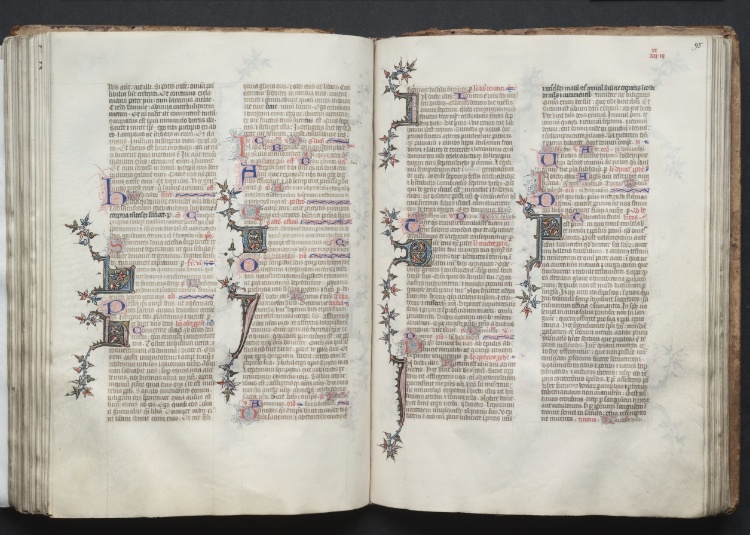 The Gotha Missal:  Fol. 95r, Text
