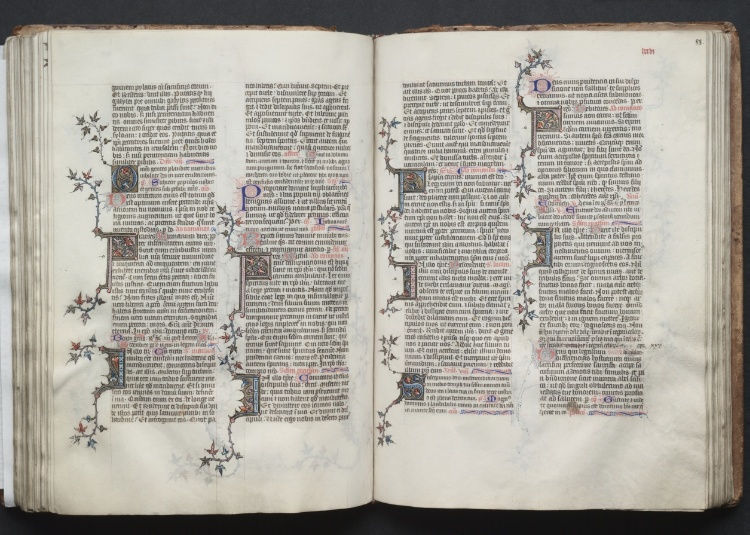The Gotha Missal:  Fol. 87v, Text