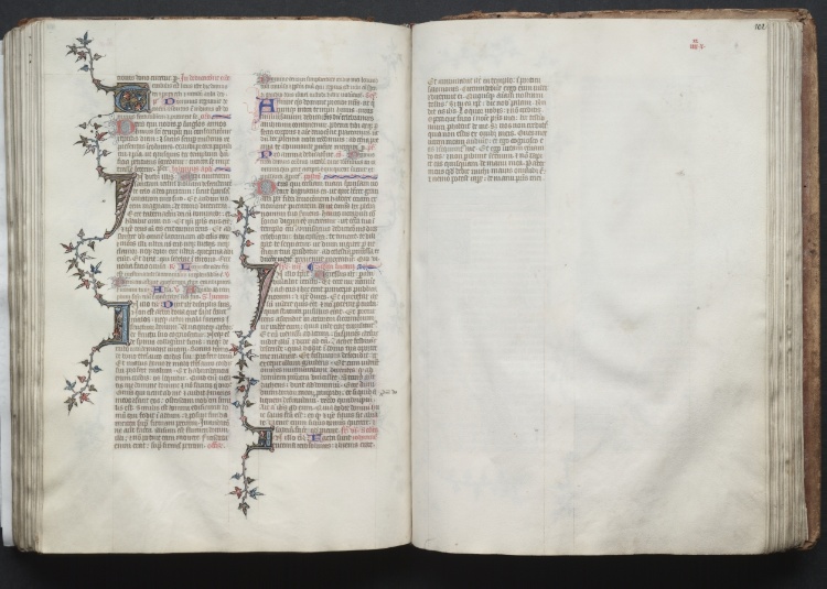 The Gotha Missal:  Fol. 101v, Text