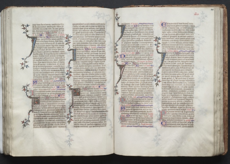 The Gotha Missal:  Fol. 100v, Text