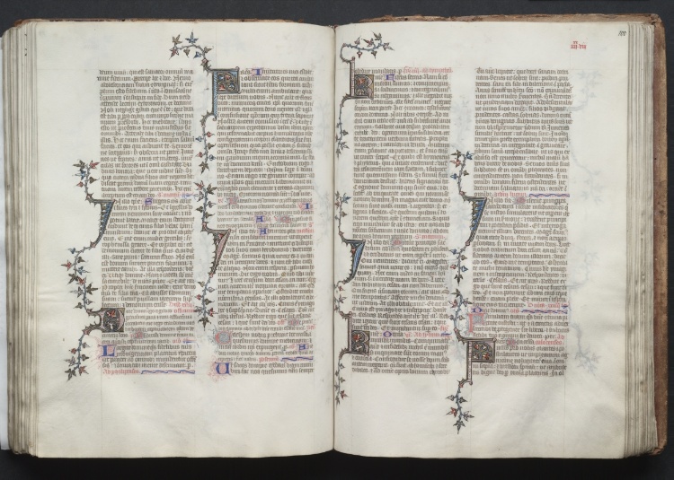 The Gotha Missal:  Fol. 100r, Text