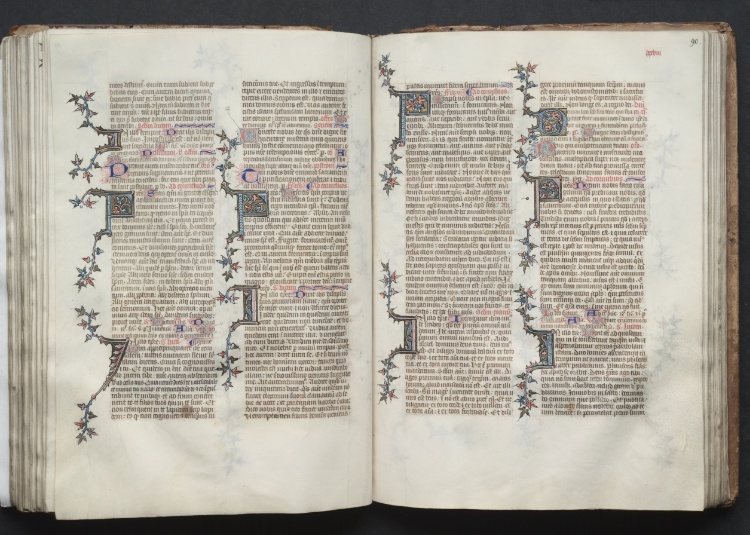 The Gotha Missal:  Fol. 89v, Text