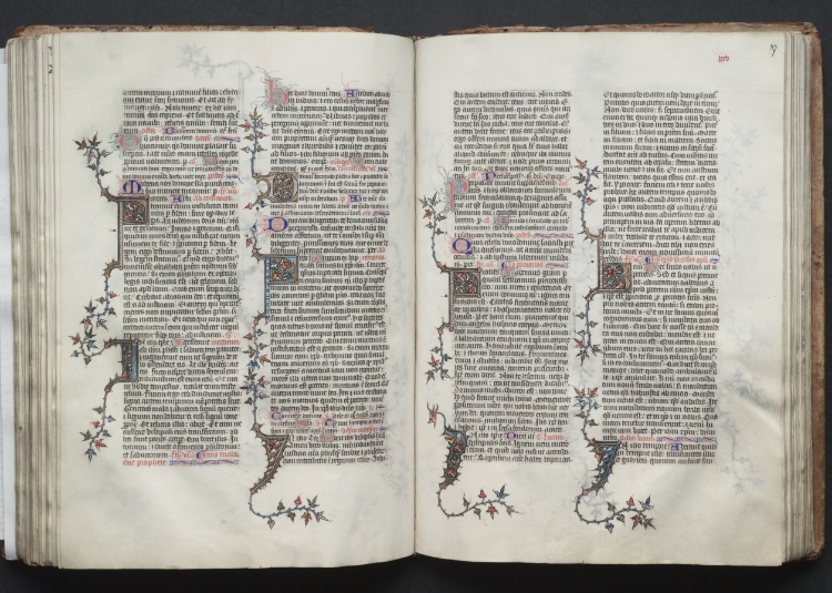 The Gotha Missal:  Fol. 86v, Text