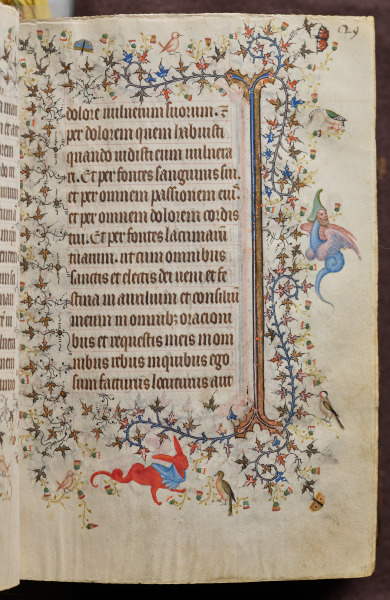 Hours of Charles the Noble, King of Navarre (1361-1425): fol. 15r, Text