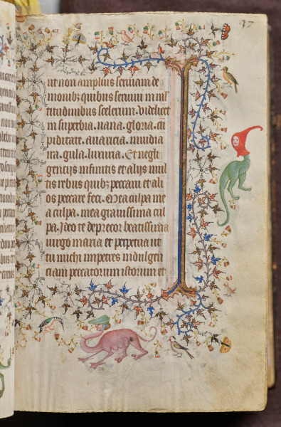 Hours of Charles the Noble, King of Navarre (1361-1425): fol. 19r, Text