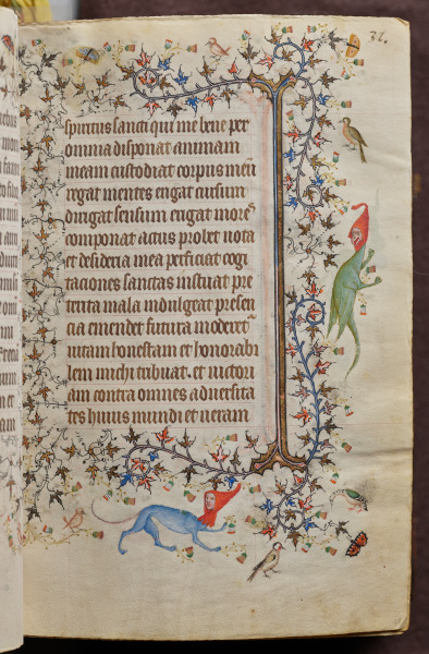 Hours of Charles the Noble, King of Navarre (1361-1425): fol. 16r, Text