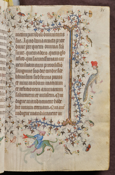 Hours of Charles the Noble, King of Navarre (1361-1425): fol. 18r, Text