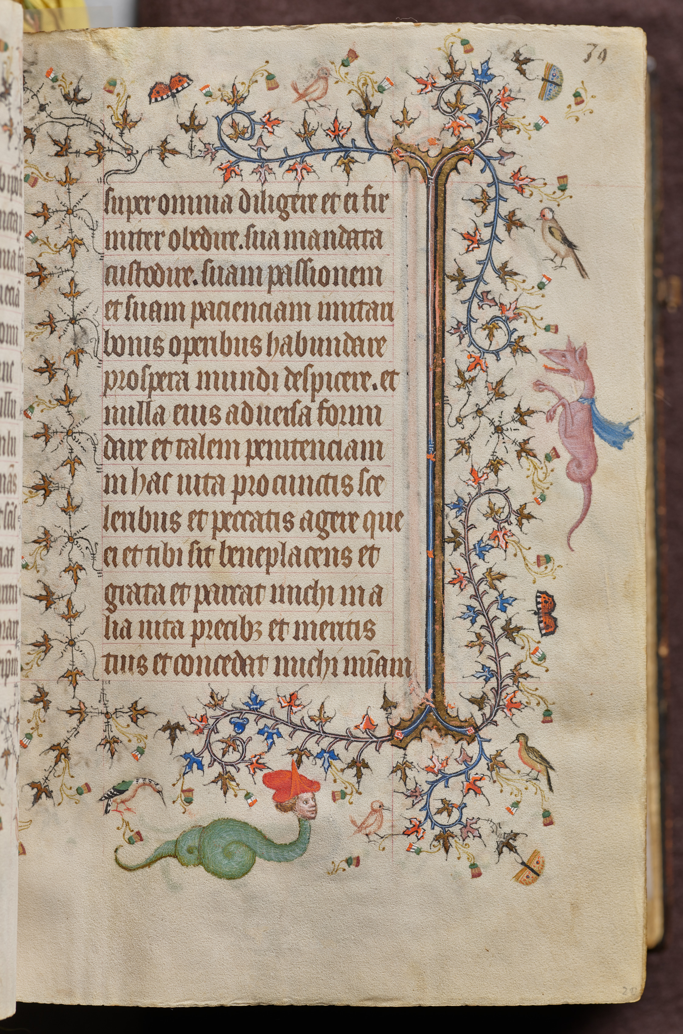 Hours of Charles the Noble, King of Navarre (1361-1425): fol. 20r, Text