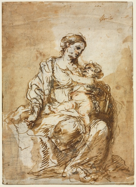 Madonna Nursing the Christ Child