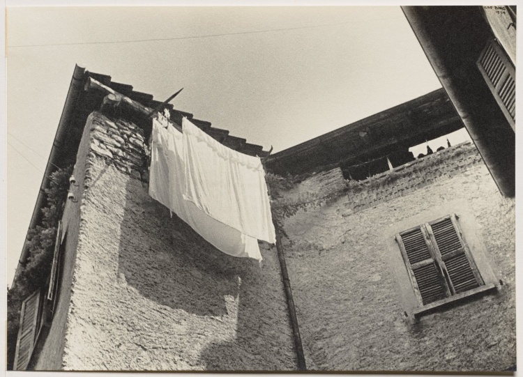 House Top with Laundry, Brissago, Switzerland
