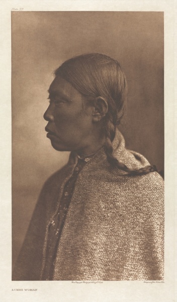 Portfolio IX, Plate 321: Lummi Woman