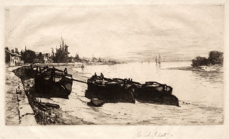 Mud Boats on the Thames