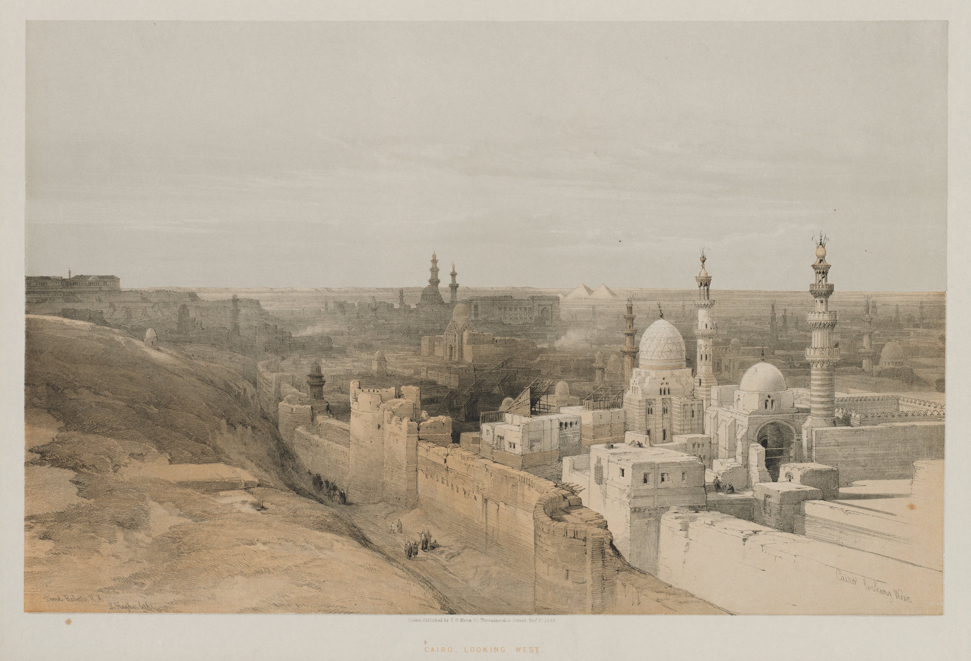 Egypt and Nubia, Volume III, No. 26, Cairo, Looking West