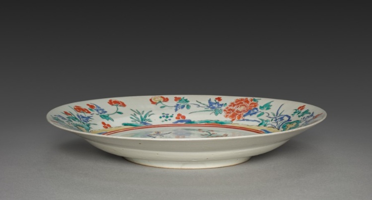 Dish with Birds and Flowers