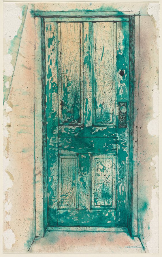 Green Door, Richard Anuszkiewicz, c. 1953