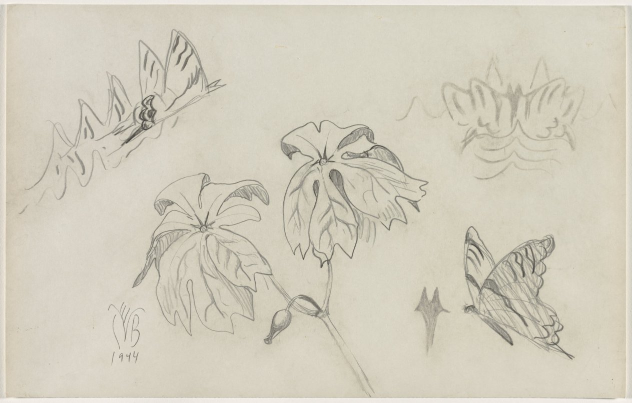 May Apple, Charles Burchfield, 1944
