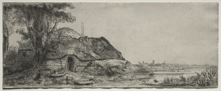 Landscape with a Cottage and a Large Tree