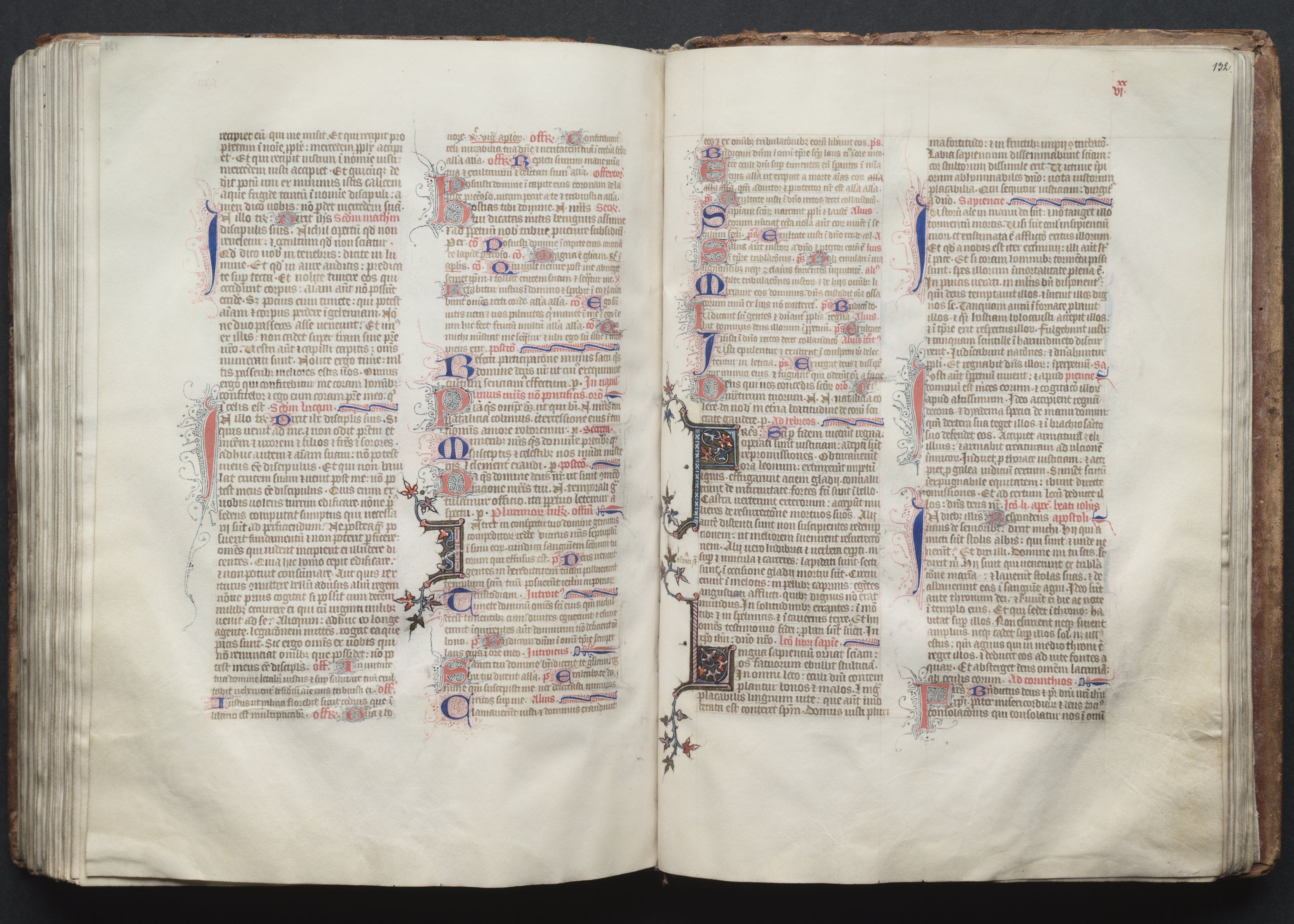 The Gotha Missal:  Fol. 131v, Text