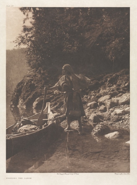 Portfolio XI, Plate 371: Boarding the Canoe