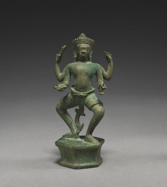 Four-Armed Standing Tantric Male Divinity