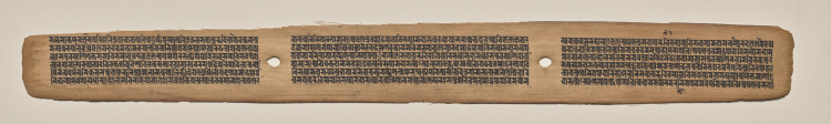 Text, folio 184 (recto), from a Manuscript of the Perfection of Wisdom in Eight Thousand Lines (Ashtasahasrika Prajnaparamita-sutra)