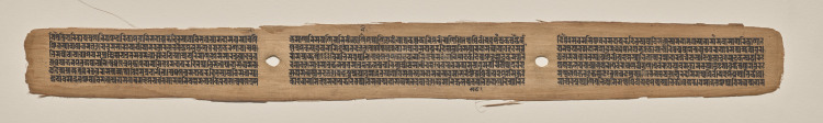 Text, folio 185 (recto), from a Manuscript of the Perfection of Wisdom in Eight Thousand Lines (Ashtasahasrika Prajnaparamita-sutra)