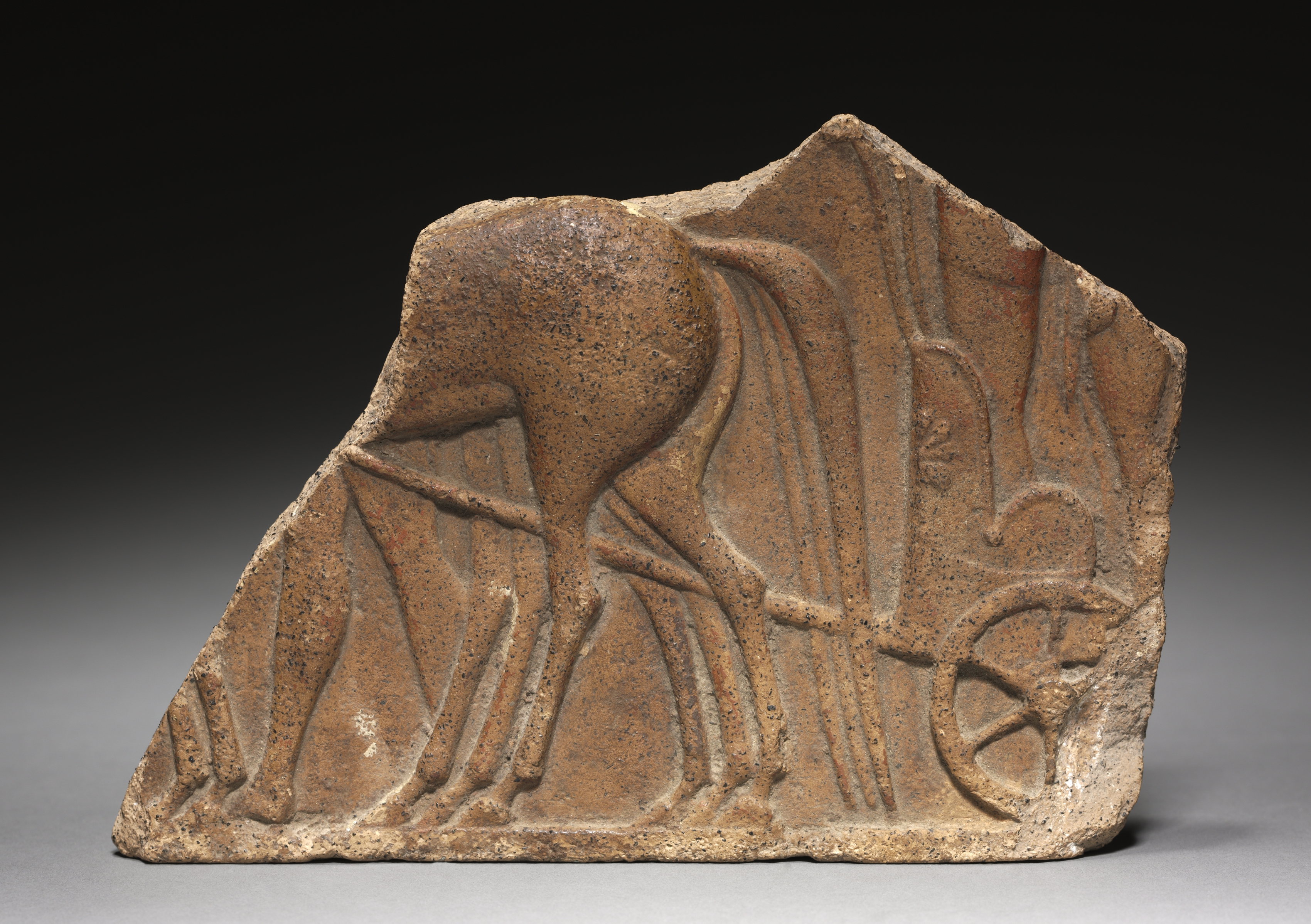 Plaque Fragment of Horses and Chariot