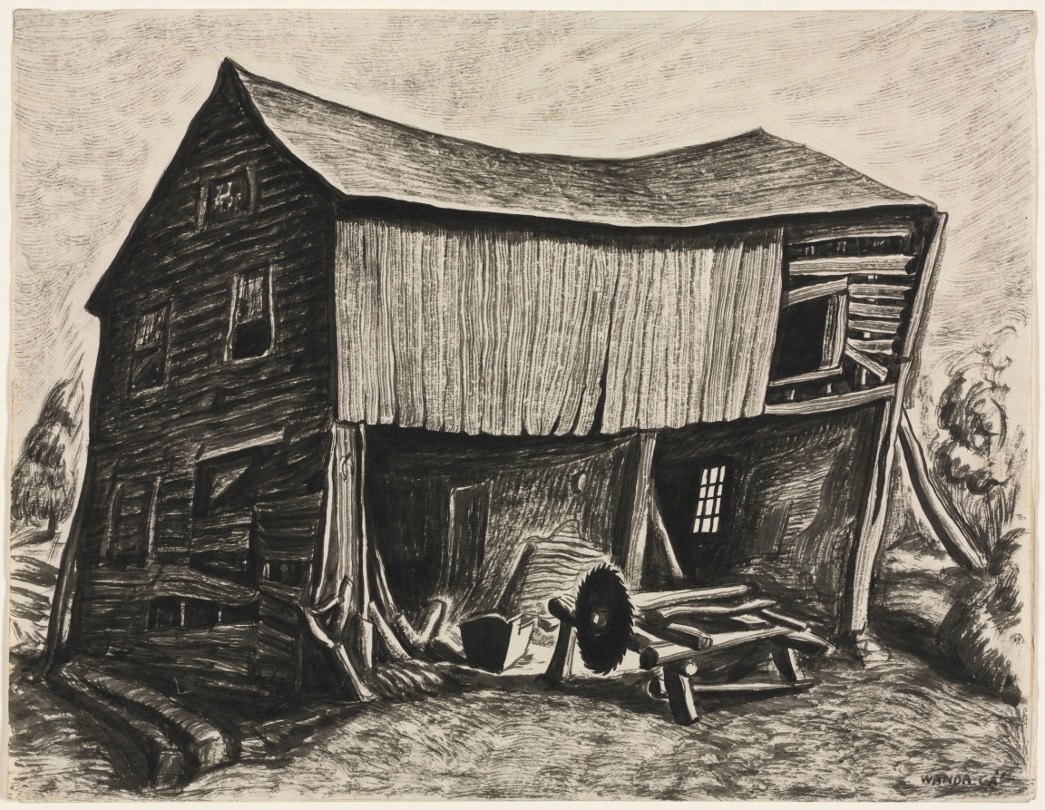 Old House in Connecticut, Wanda Gág, 1927