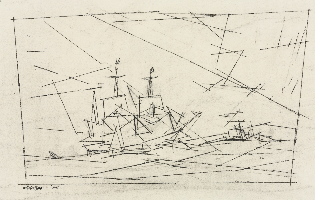 Off the Coast, Лионель Фейнингер, 1951