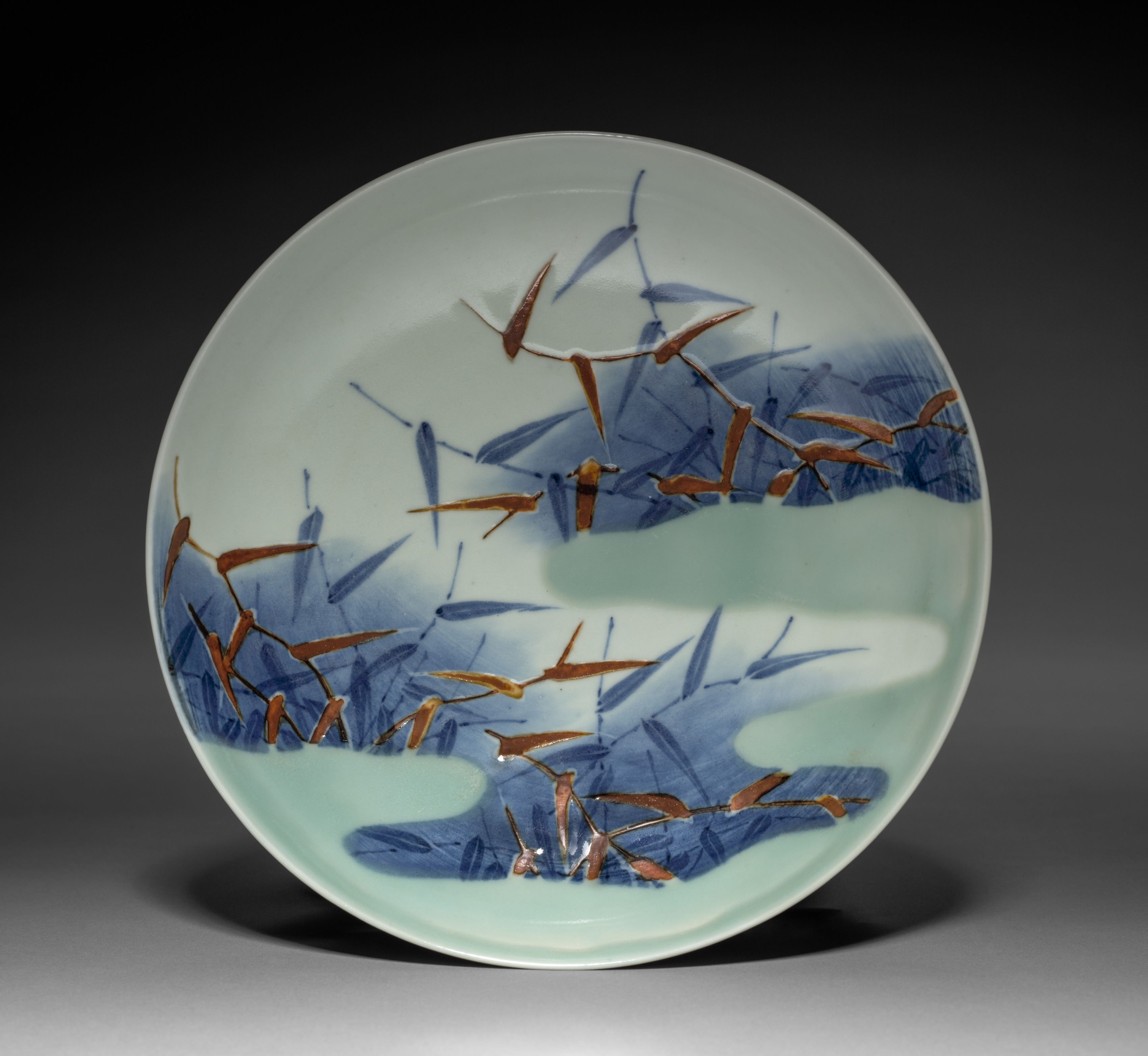 Dish with Reeds and Mist