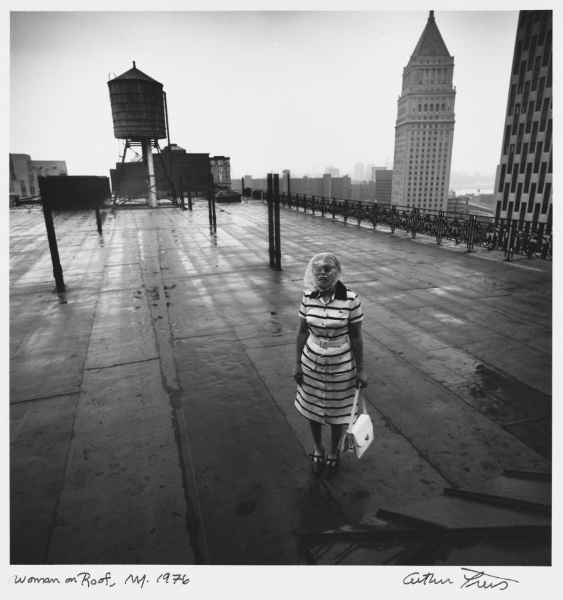Woman on Roof, New York City