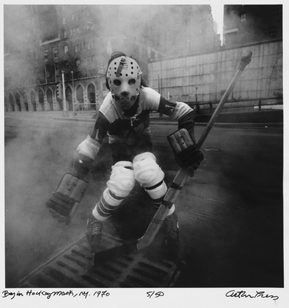 Boy in Hockey Mask, New York