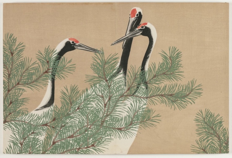 Flowers of a Hundred Worlds (Momoyogusa): Cranes (Tsuru)