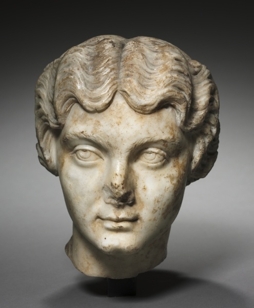 Portrait Head of a Woman, Probably the Empress Faustina Minor