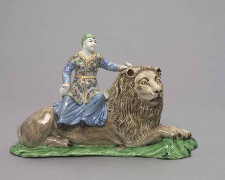 Figure Seated on a Lion