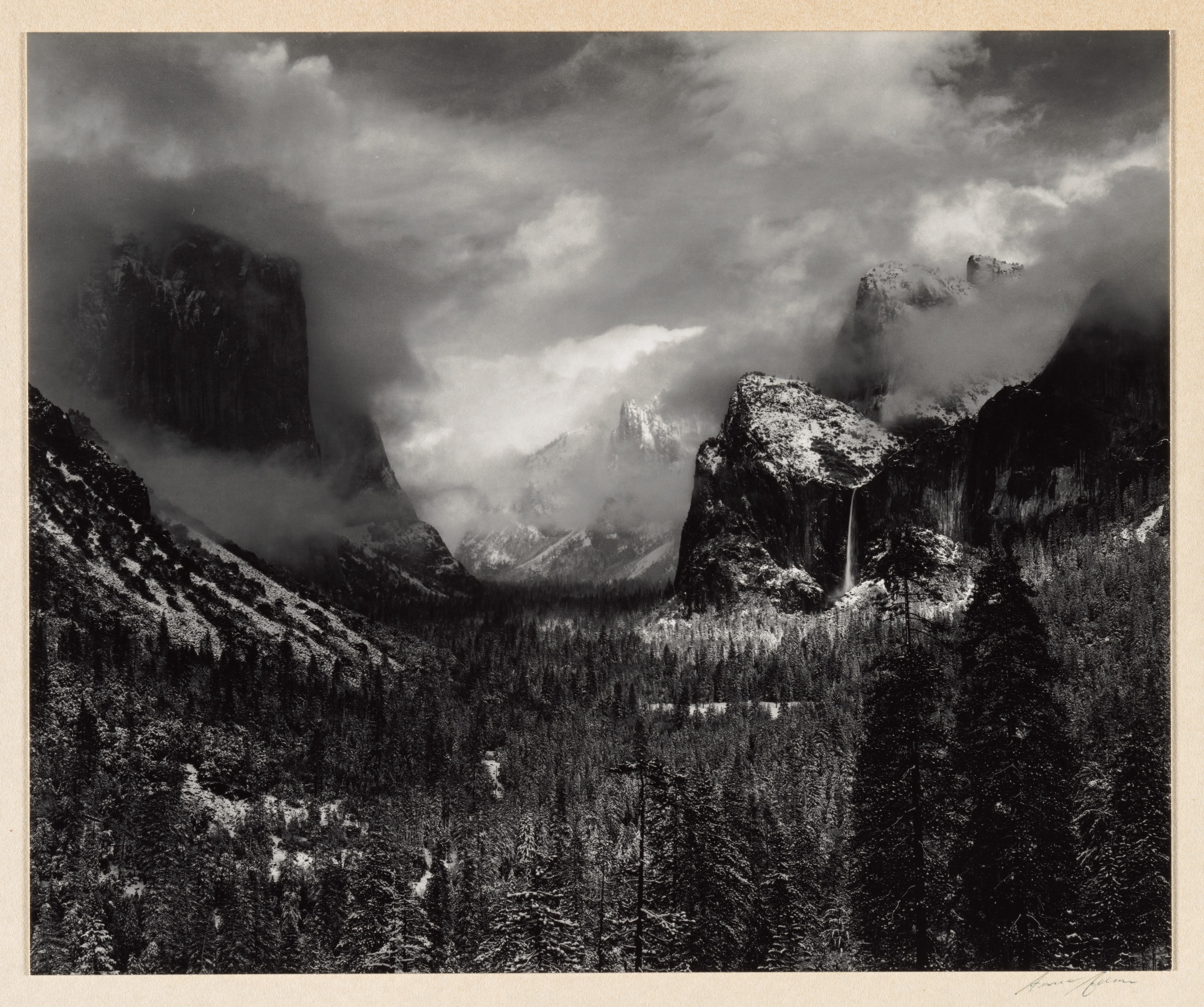 Winter Storm, from Yosemite Valley Portfolio III