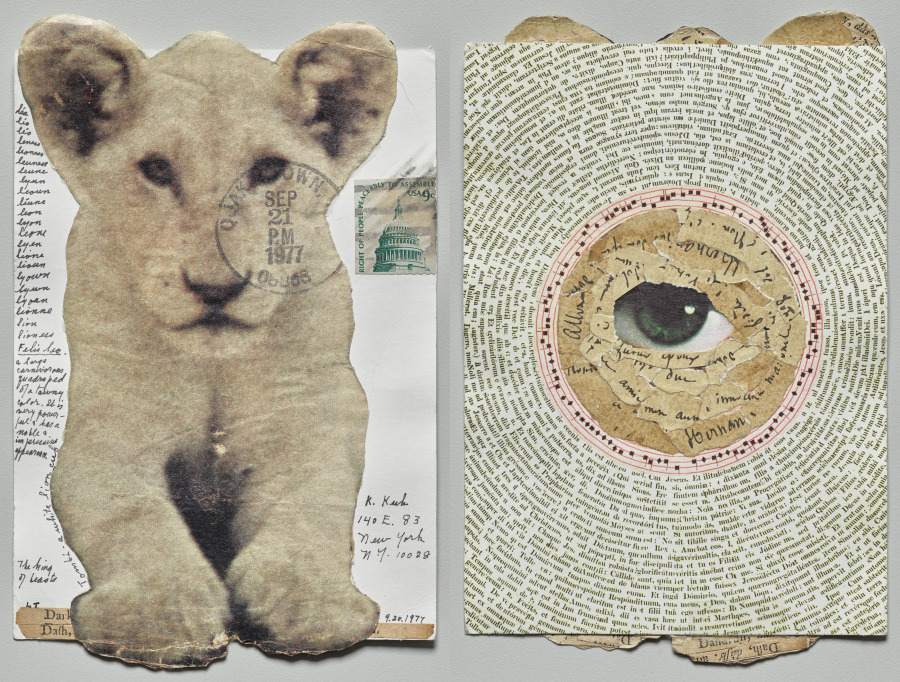 The King of Beasts, Lenore Tawney, 1977