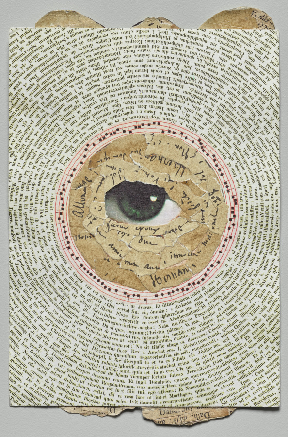 The King of Beasts (verso), Lenore Tawney, 1977