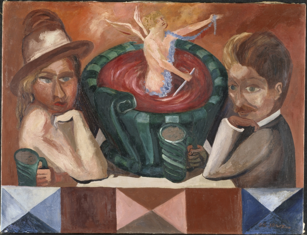 "Échate la otra" (Mexican Pulquería), José Clemente Orozco, 1930