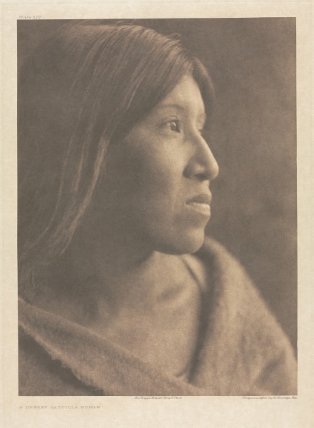 Portfolio XV, Plate 522: A Desert Cahuilla Woman
