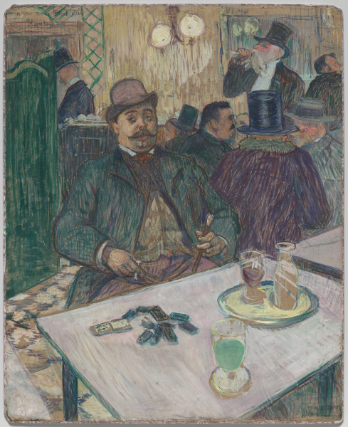 Monsieur Boileau at the Café