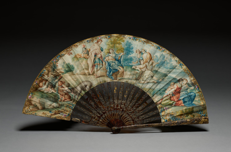 Folding Fan: Mythological Scene with Diana