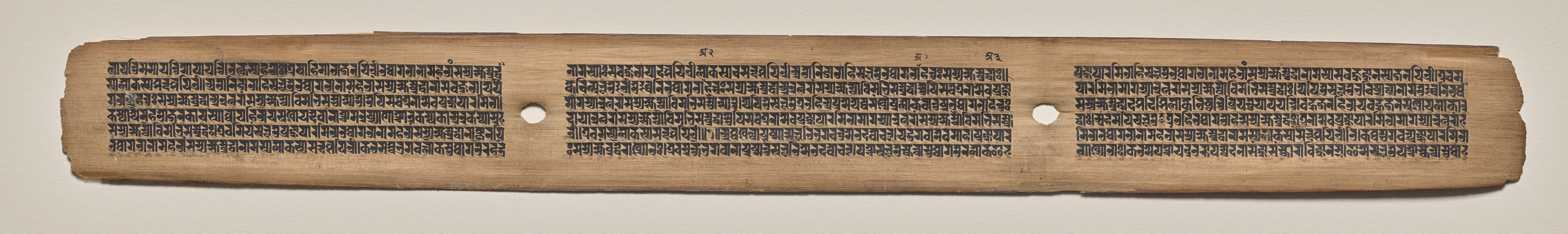 Text, folio 89 (recto), from a Manuscript of the Perfection of Wisdom in Eight Thousand Lines (Ashtasahasrika Prajnaparamita-sutra)