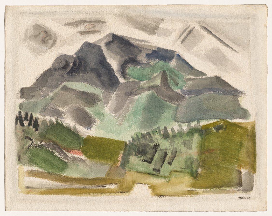 White Mountain Country, John Marin, 1927