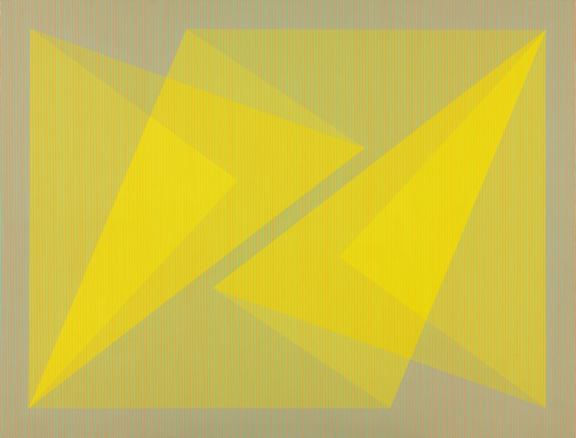 Filtered Yellow, Julian Stanczak, 1968