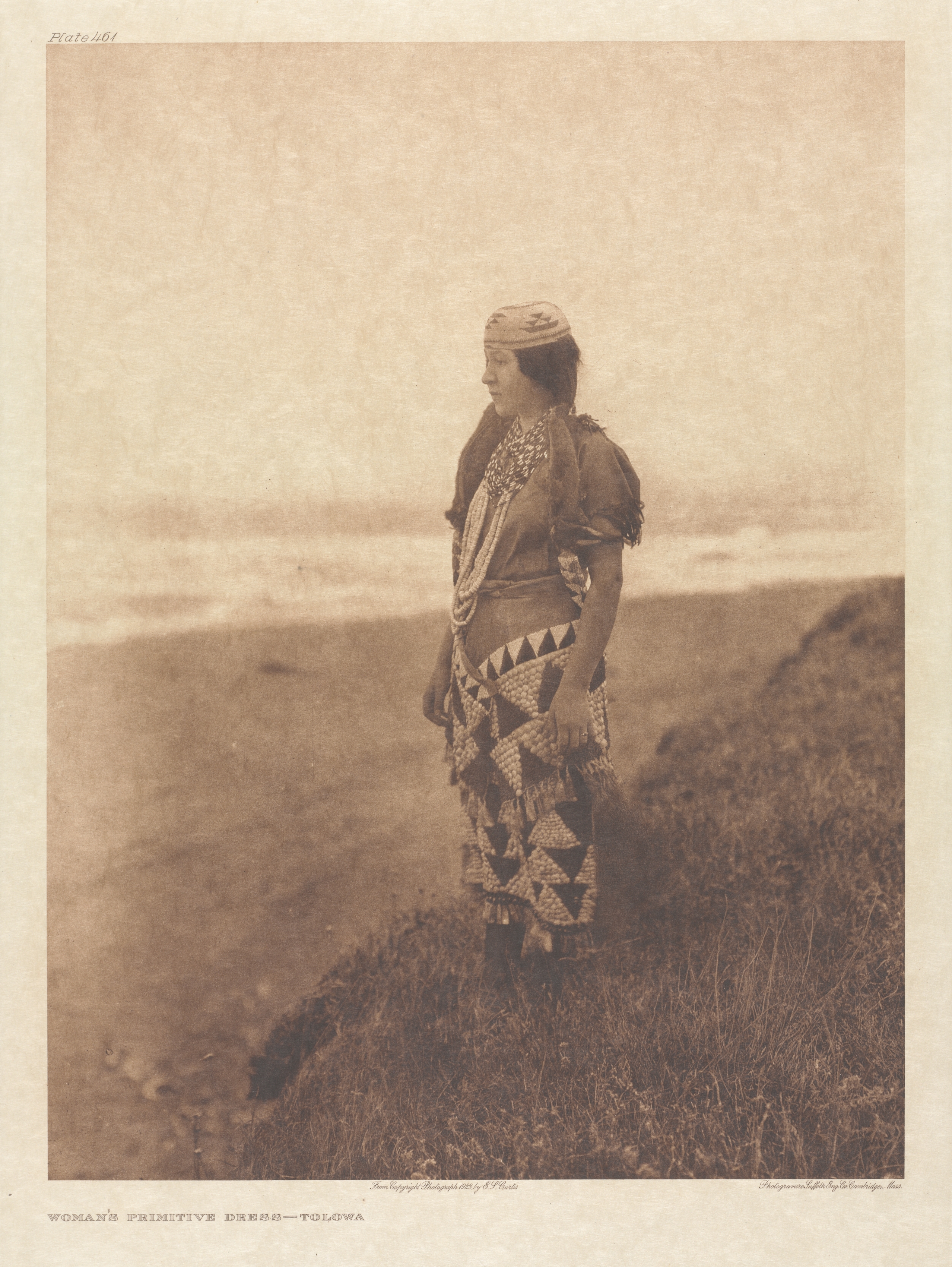 Portfolio XIII, Plate 461: Woman's Primitive Dress - Tolowa