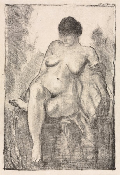 Nude Woman Seated