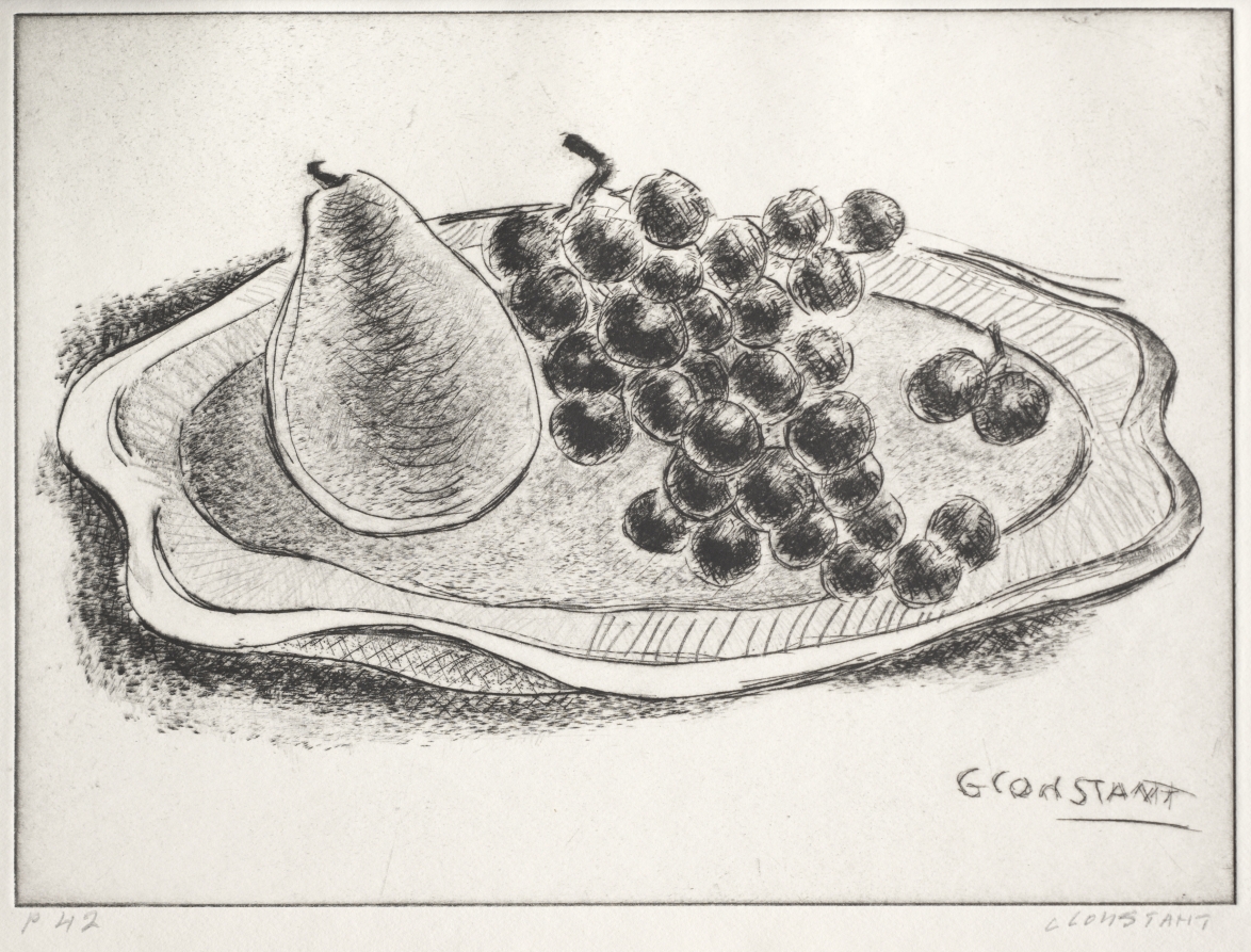 Grapes and a Pear