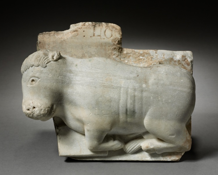 Fragment of a Capital with the Ox of Saint Luke