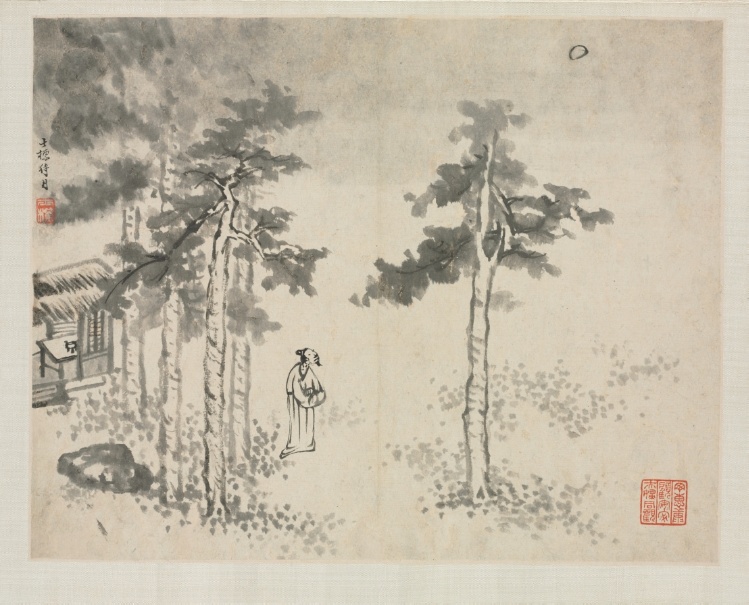 Landscape Album in Various Styles: Shibiao Waiting for the Moon